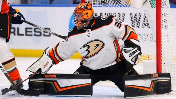 Ryan Miller shines against former team in Ducks' win over Sabres - Los  Angeles Times