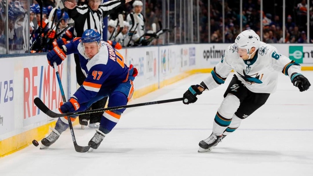 Anders Lee scores twice, Islanders beat Sharks 4-1 Article Image 0