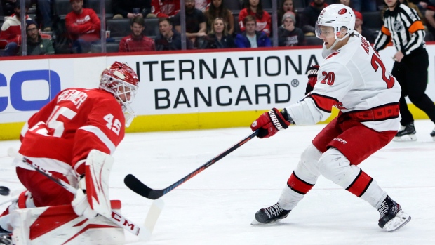 Carolina Hurricanes score three in third period, beat Detroit Red Wings ...