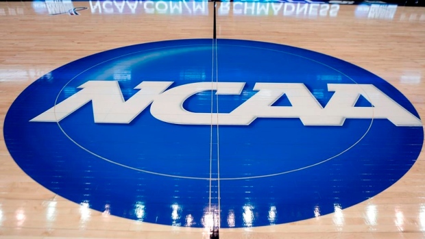 NCAA basketball court