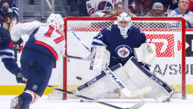 Winnipeg jets outlet goalie cut jersey