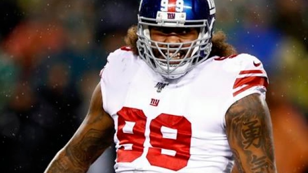 New York Giants defensive end Leonard Williams (99) takes the