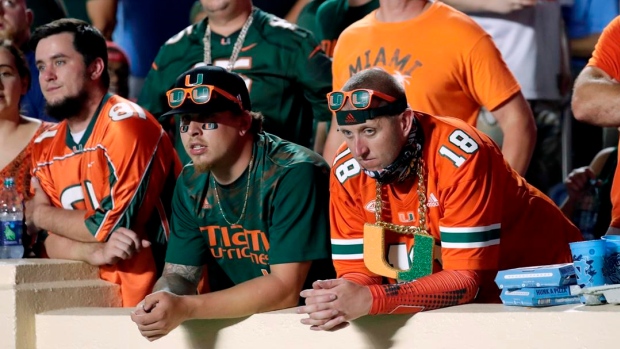 Miami Hurricanes fans