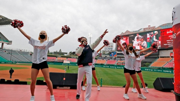 Canadian in Korean baseball league bracing for season without family, fans