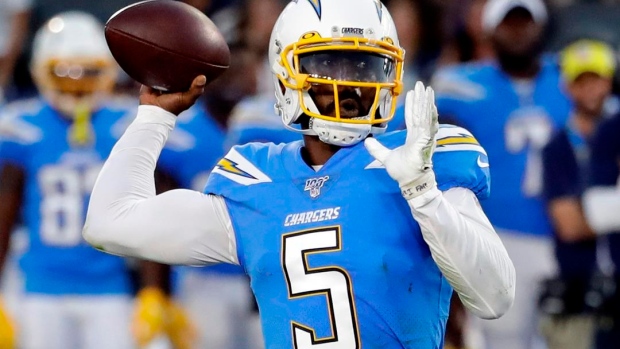 Report: Los Angeles Chargers' Tyrod Taylor 'week-to-week' with chest injury  