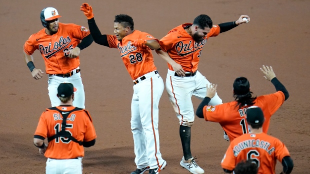 Baltimore Orioles celebrate