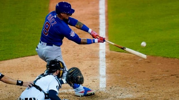 VIDEO: Javier Baez hits two home runs in his third major league