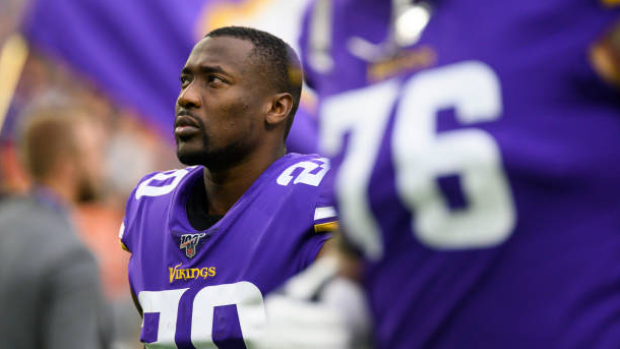 Minnesota Vikings cornerback Mackensie Alexander looks on during News  Photo - Getty Images