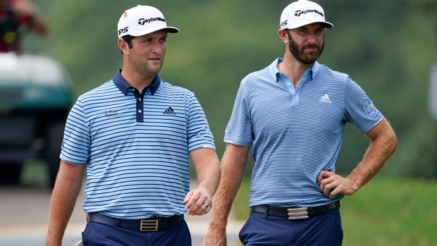 Jon Rahm Dustin Johnson