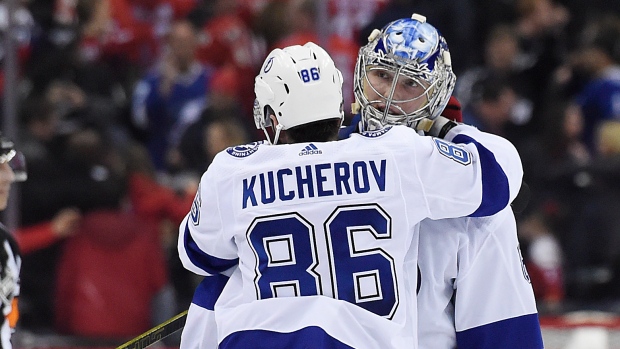 Andrei Vasilevskiy and Nikita Kucherov