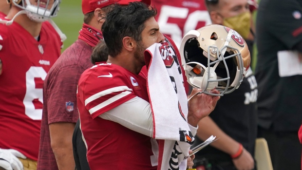 49ers Roll Over Jets But It's Costly -- Garoppolo, Bosa, Mostert, Solomon  Injured - CBS San Francisco