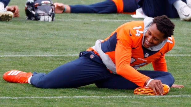 Denver Broncos' Courtland Sutton (hamstring) out vs. Chiefs