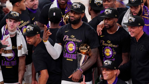 Lakers To Unveil 2019-20 Championship Banner On May 12 Against Rockets