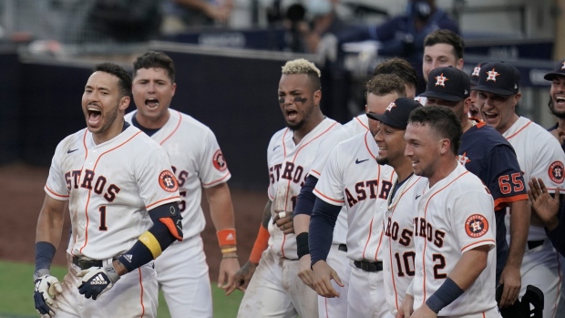 Correa hits 1st homer for Twins, Verlander sharp for Astros