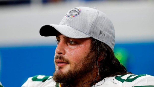 Aaron Rodgers & David Bakhtiari Green Bay Packers Golf Cart