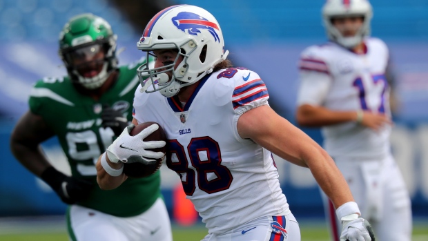 Bills' Dawson Knox tests positive for Covid-19; team makes