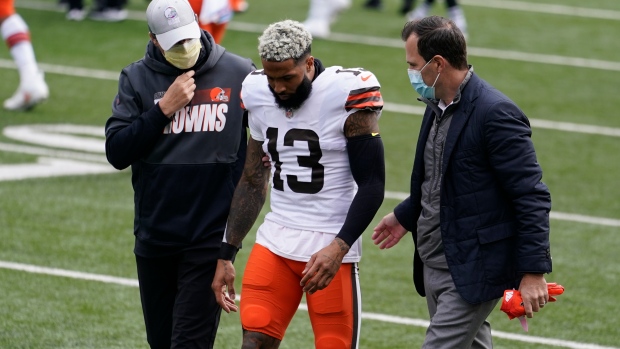 Odell Beckham Jr. ruled out of Super Bowl with knee injury