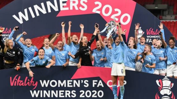 Manchester City celebrates