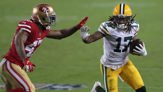 Davante Adams 'feeling better' but unsure for Sunday night Packers