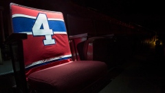 Beliveau's seat in the Bell Centre