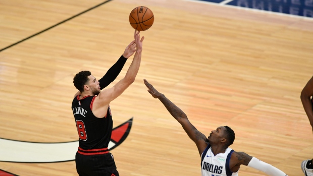 Zach LaVine scores 39, Chicago Bulls beat Luka Doncic-less ...