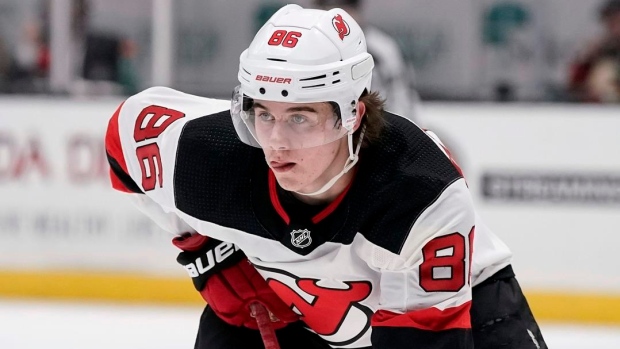 Streaking Devils drop Capitals behind Jack Hughes' hat trick - The Rink  Live