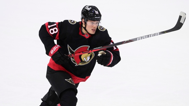 Rookie Tim Stutzle scores 1st NHL hat trick to lead surging Senators past  Jets