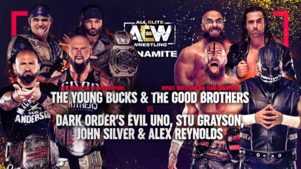 Young Bucks, Good Brothers team up on AEW Dynamite on TSN2 