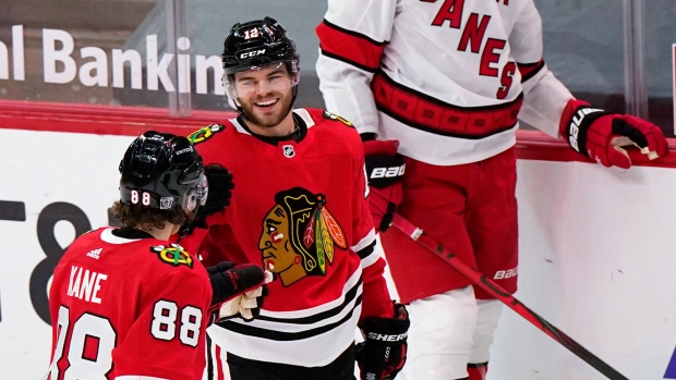 Alex DeBrincat helps Chicago Blackhawks beat Carolina Hurricanes - TSN.ca