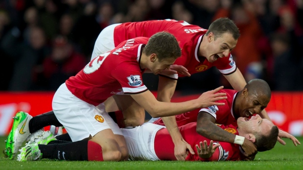 Manchester United Celebrates