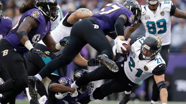 Ravens get defensive, register eight sacks in win over lowly Jaguars 