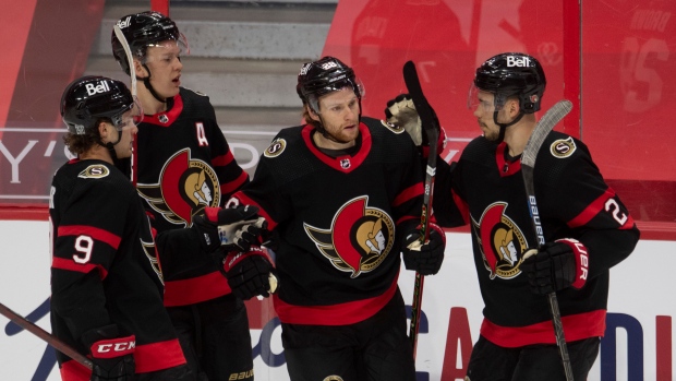 Colin White Scores Two As Ottawa Senators Chase David Rittich Thump Calgary Flames Tsn Ca