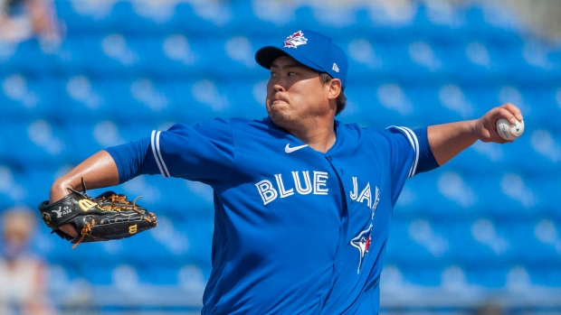 Ryu Hyun-jin throws seven shutout innings against Red Sox