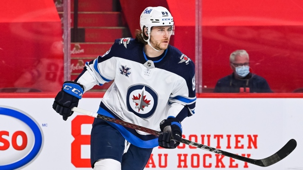 Jets defenceman Nathan Beaulieu exits game vs. Stars