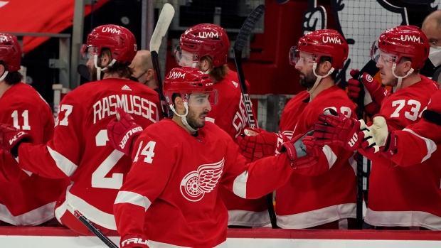 Robby Fabbri Scores Jonathan Bernier Hurt In Detroit Red Wings Win