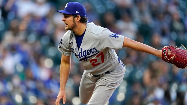 Dodgers' Trevor Bauer allows one hit, strikes out nine in win vs. Rockies 