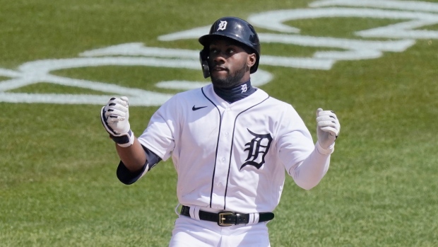 Detroit Tigers' Akil Baddoo homers on first pitch of first MLB at