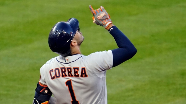 MLB: Trash cans thrown onto field in Astros-Angels