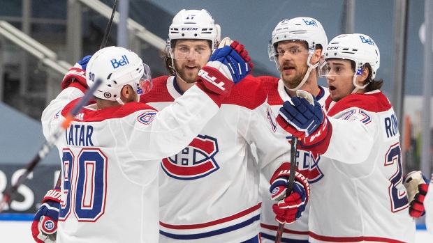 Montreal Canadiens celebrate