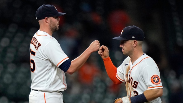 Bregman has 3 RBIs, Astros end skid with 8-2 win over Angels