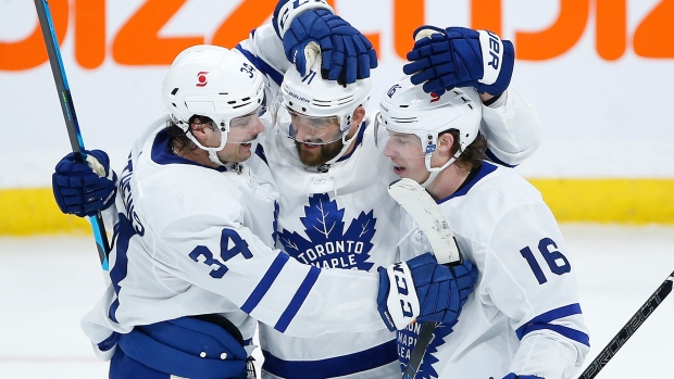 Marner gets 500th point, Maple Leafs beat Red Wings 4-1