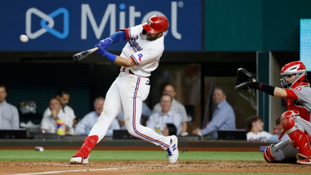 Gallo getting on base for Rangers without all of the extras