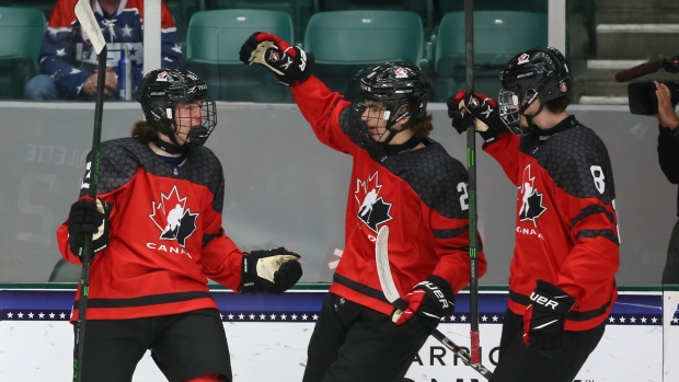 Canada Scores 10 Goals Cruises To U18 Quarterfinal Win Over Czech Republic Tsn Ca