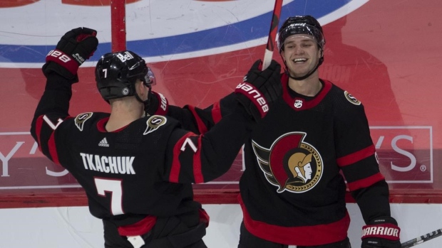 Report: DeBrincat was unhappy being behind Tkachuk in Sens' lineup