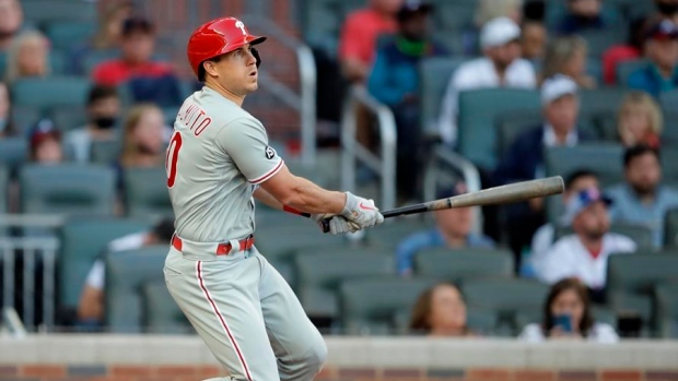 Phillies' J.T. Realmuto on IL with hand contusion