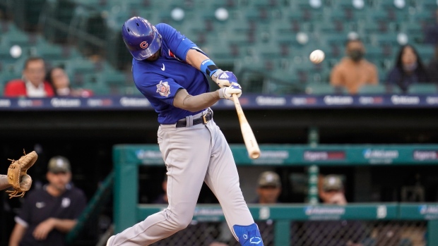 Chicago Cubs' Kris Bryant has giant night with three HRs, two