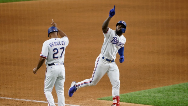 Adolis García hits two more home runs, powers Texas Rangers past