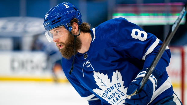 Injured Jake Muzzin helps Maple Leafs' Cup chances off the ice