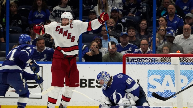 Jordan Staal scores in OT as Carolina Hurricanes top Tampa Bay Lightning in  Game 3 