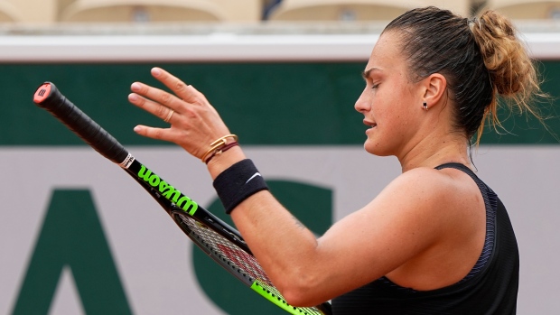 Sabalenka overpowers Stephens to reach her first French Open